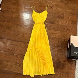 Yellow Banana Republic Cocktail Dress